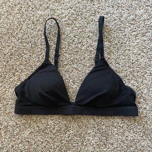 Calvin Klein black triangle bralette